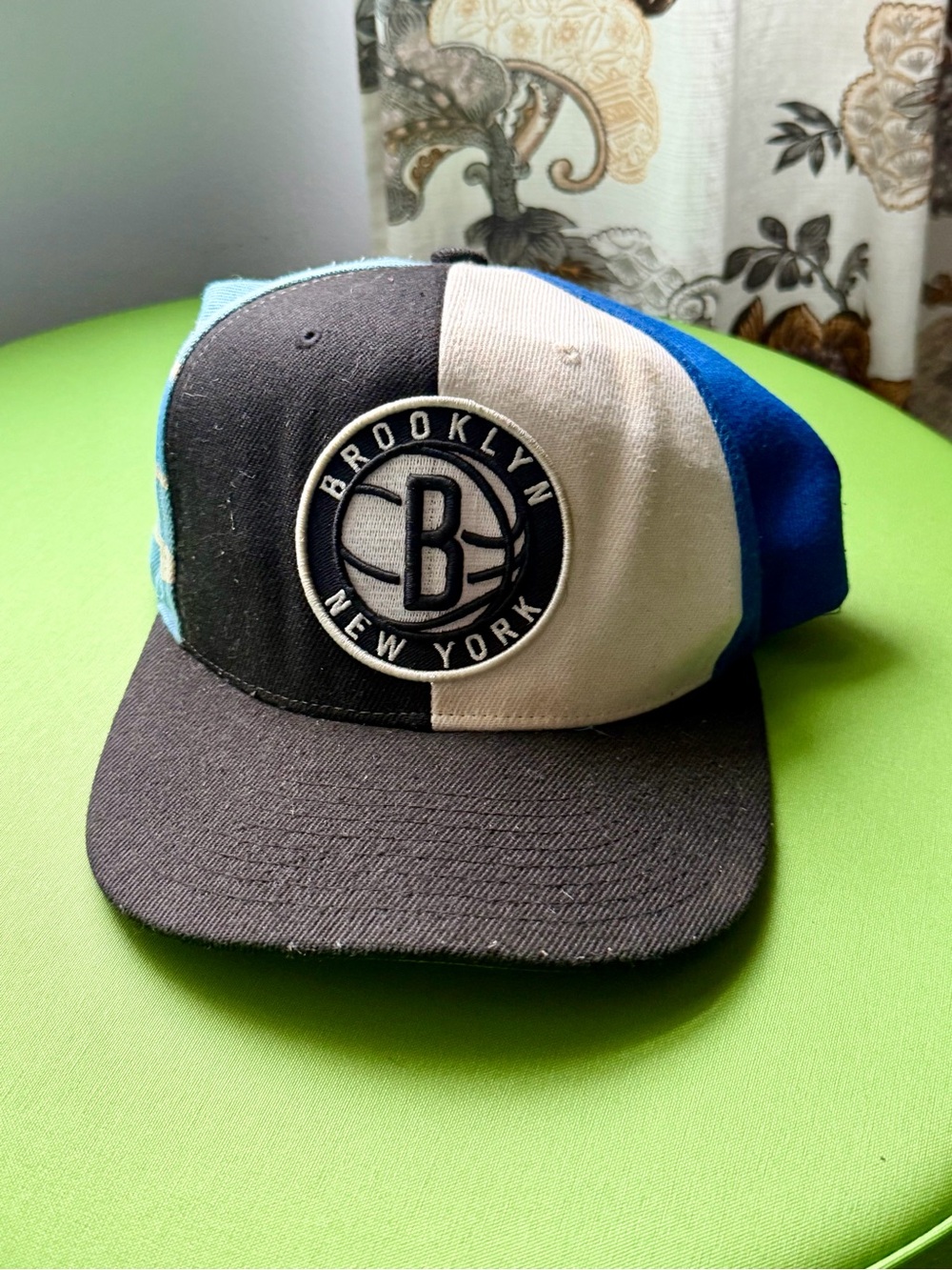 Mitchell & Ness Brooklyn Nets Colorblock Snapback Hat